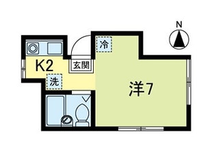 荒井荘の物件間取画像